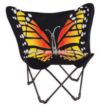 SP-163 plegable silla de playa reclinable, silla de luna de mariposa